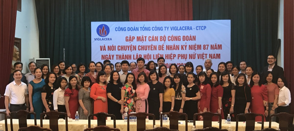 Công đoàn Viglacera tổ chức gặp mặt nhân Ngày Phụ nữ Việt Nam 20/10